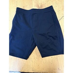 Public Rec Shorts Mens 34 Black Flex Stretch Athletic Performance Zip Pockets